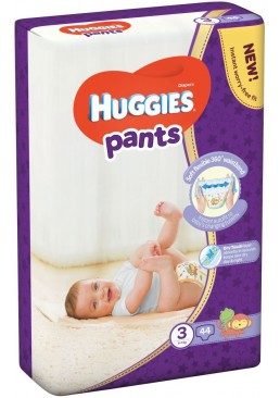 Подгузники-трусики Huggies Pants 3 (6-11 кг), 44 шт